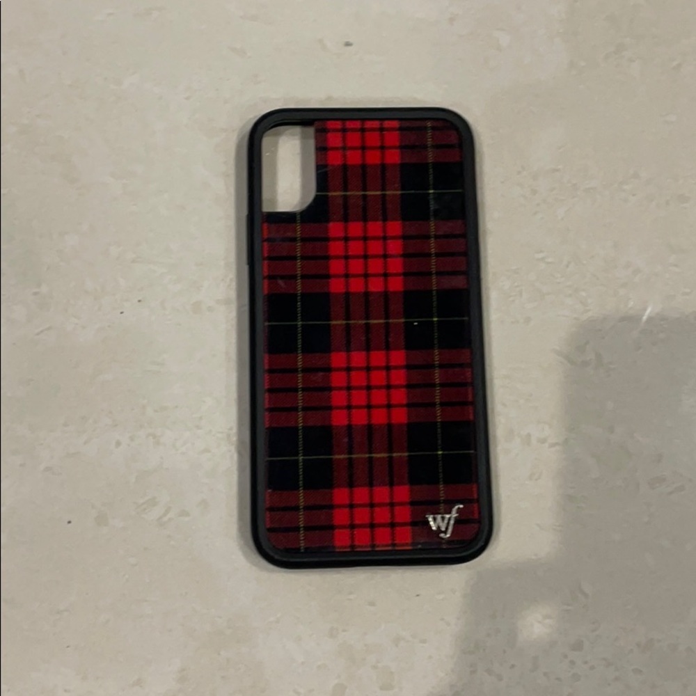 Wildflower Red Plaid Case